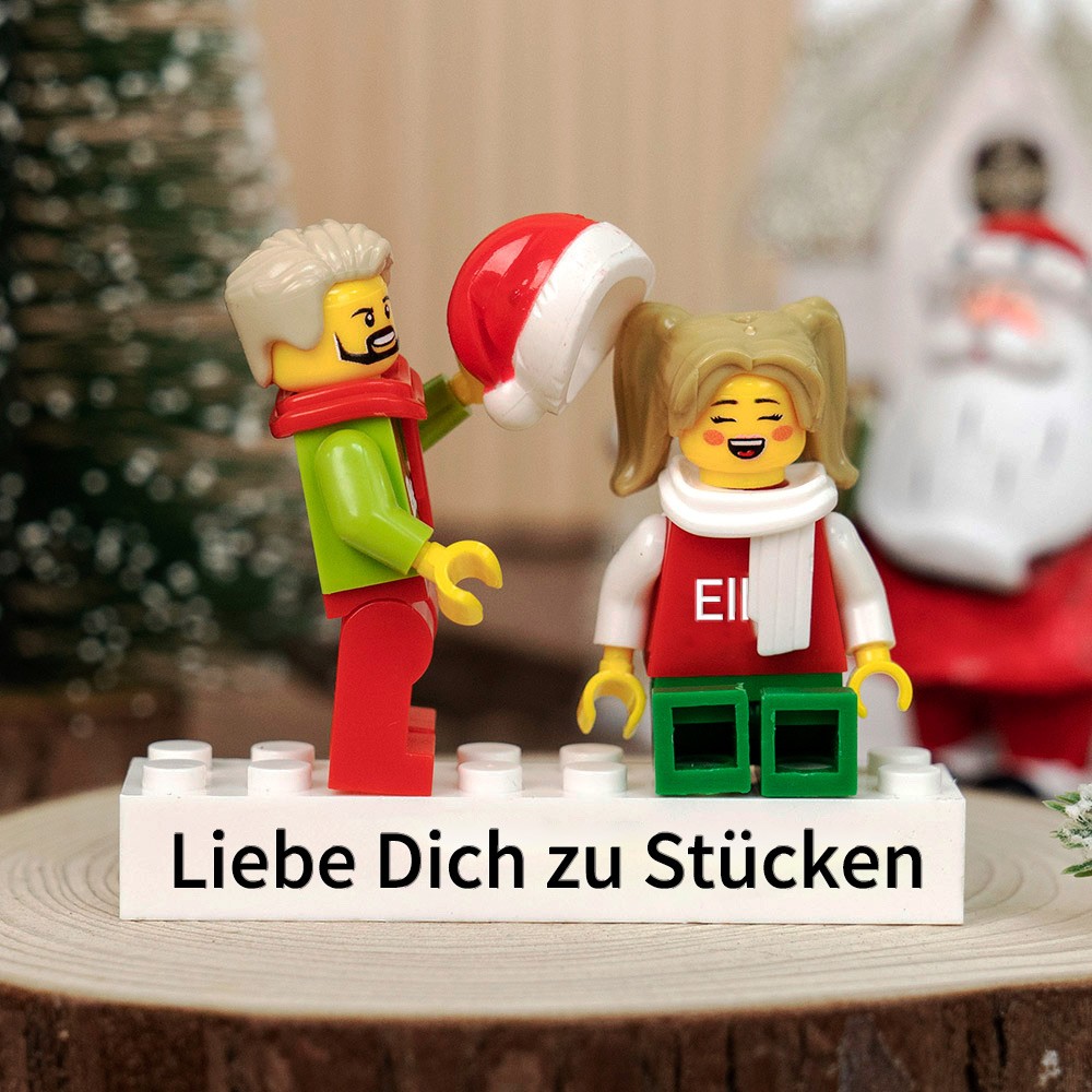 Personalisierte Kleine Figur für Paar Weihnachtsgeschenk