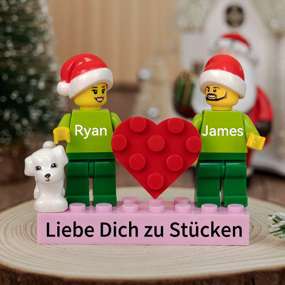 Personalisierte Kleine Figur für Paar Weihnachtsgeschenk