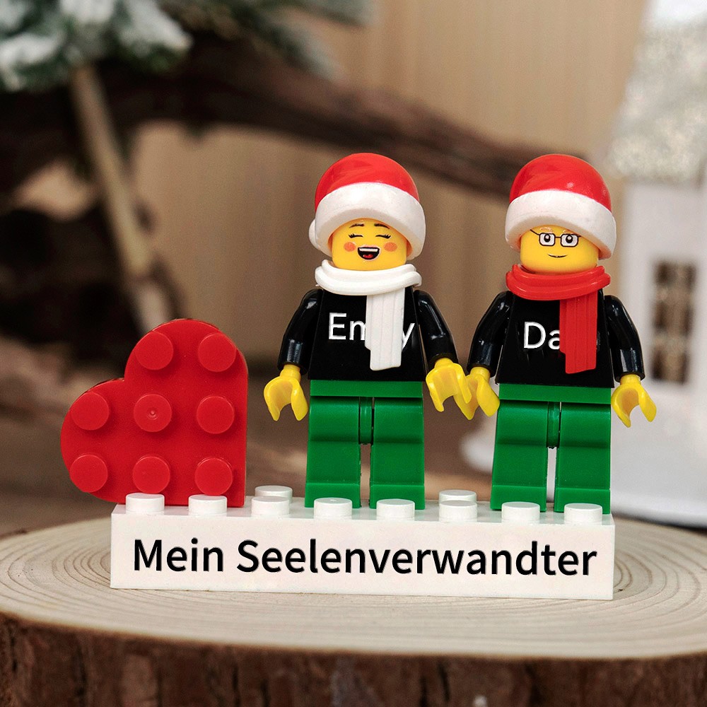 Personalisierte Kleine Figur für Paar Weihnachtsgeschenk